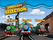 US/Canadian Language Selection menu