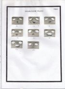 Series 6 rectangular face reference sheet