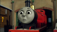 James with a CGI face in the twelfth series