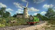 Percy at the windmill in the ninth season