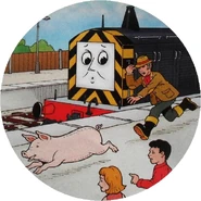 Mavis with Farmer McColl