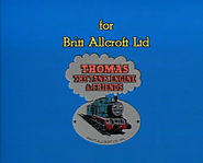 1984 endboard of "A Clearwater Features Production for Britt Allcroft Ltd"