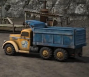 A Blue Mountain Quarry dump truck