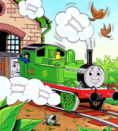 Oliver with S.C. Ruffey in a 2000 magazine story