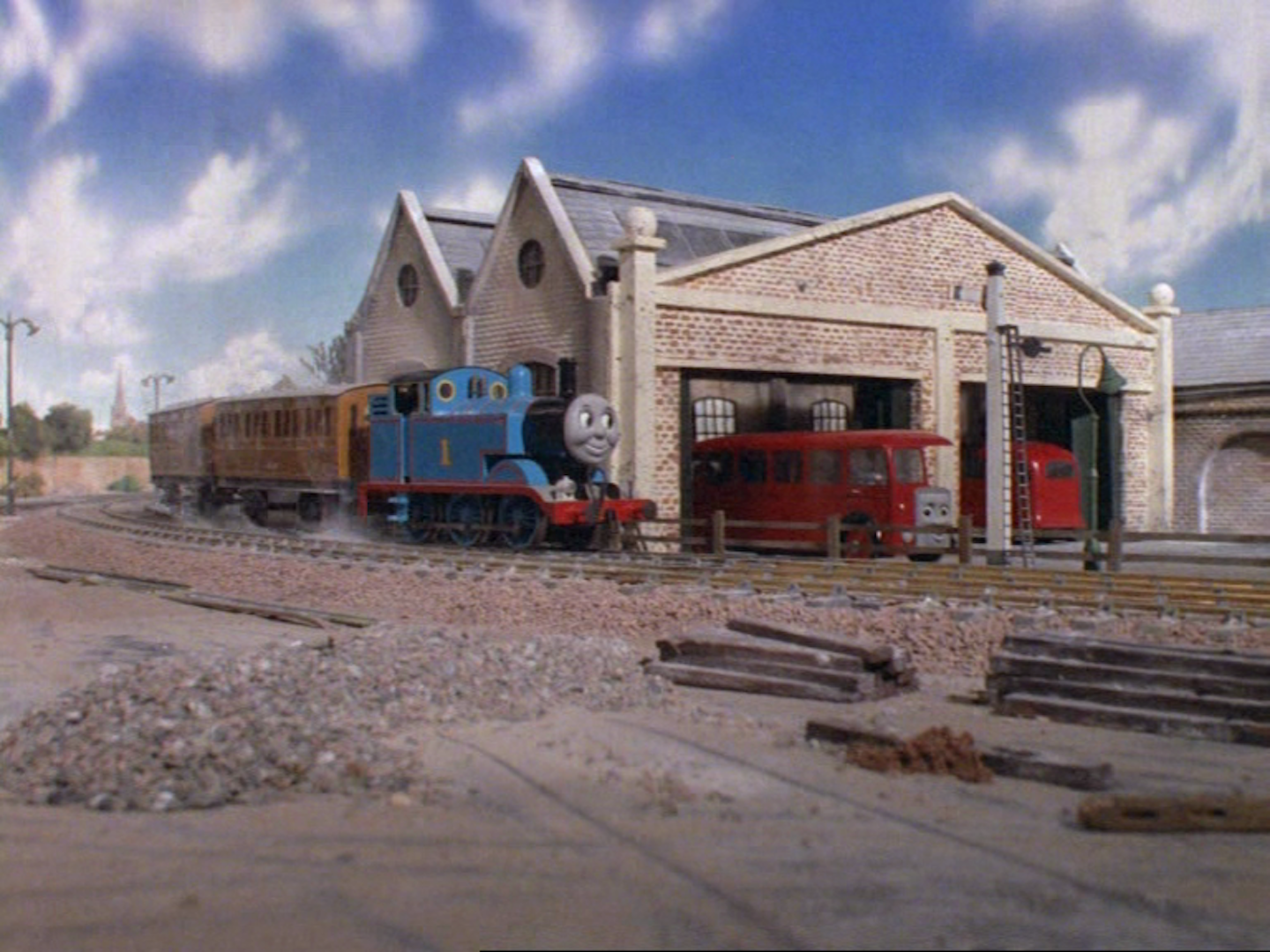 ナップフォードのバス車庫 きかんしゃトーマス Wikia Fandom ナップフォードのバス車庫 きかんしゃトーマス Wikia Fandom