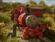 Skarloey's sad face that only appeared in the fourth and tenth series (1994, 2006)