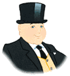 Sir Topham Hatt's depiction in The Official Thomas The Tank Engine Website