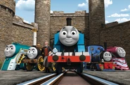 KingoftheRailwayPromo5.png (282 KB) Caitlin with Thomas, Stephen, Connor, Millie and Sir Robert Norramby