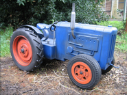 Fordson Tractor's close-up model