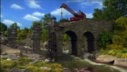 Rocky at Sodor River Bridge