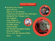 Australian DVD Episode Selection menu