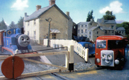 Thomas and Bertie at Lower Suddery crossing