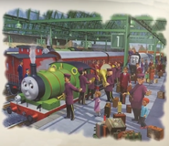 A caboose in Best Birthday Ever!