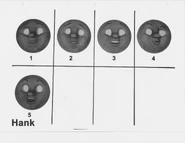 Series 12 - 2008 (Note: Only face #1 was ever used in the series, although face #3 was used in a deleted scene)