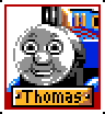 Thomas in the Thomas the Tank Engine & Friends game for Amiga computers