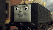 A Troublesome Truck with a CGI face in the twelfth series