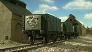 The Troublesome Trucks in a DVD Game