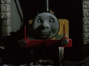 ...and was later edited with covered eyelids to resemble a sleeping face in the sixth series song, Boo! Boo! Choo-Choo (2002)