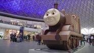 Chocolate Sculpture of Thomas at King's Cross