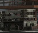 A light grey slate truck