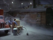 A utility van as part of The Flying Kipper