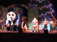 Thomas and The Fat Controller with Rudolph the Red-Nosed Reindeer at the ABC for Kids Christmas Spectacular concert.