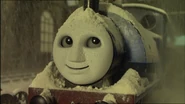 Sir Handel covered in flour