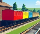 Coaches seen in Thomas and Percy Learn About Mixing Colours