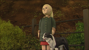 Alice with her dog in the tenth series