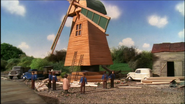 The new windmill being constructed