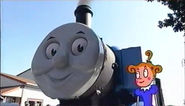 The Strasburg Railroad Thomas in "A Wonderful American Journey with Thomas and Connie"