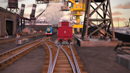 Tail-lamp, coal bunker, back cab windows, bufferbeam, brake pipe, buffers and couplings