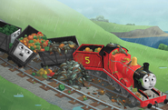 Troublesome Trucks as illustrated by Luigi Aimè