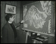 Awdry with the 1952 relief map