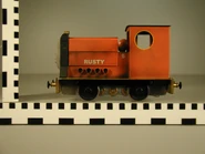The new chassis, buffer beams and running board under construction during production of the eighth series