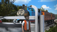 Jem with Thomas, Annie and Clarabel