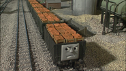 Some trucks loaded with roofing tiles