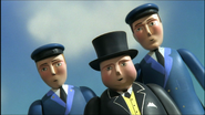 "We will take you to the fitter's yard and Bertie will have to meet the brass band instead of you."