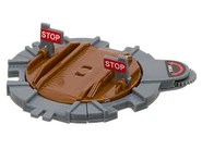Capsule Plarail Railway Brown and Grey Turntable