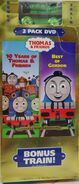 DVD 2 pack with 10 Years of Thomas & Friends and Wooden Railway Metallic Percy