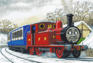 Albert with the ordinary passenger train headcode