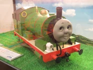 Percy's gauge 3.5 model on display at the Hara Model Railway Museum in Japan