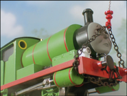 (Note: The red wire underneath Percy's underframe)