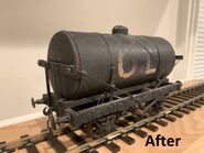 An oil tanker owned by Twitter user ThomasTankMerch