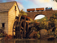 Thomas passing the water mill