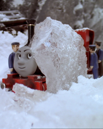 thomas the tank engine snow