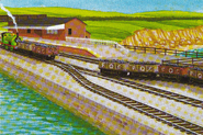 Ffarquhar Quarry Company Trucks illustrated by Clive Spong