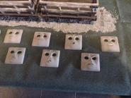 Rusty's original large scale faces at the Awdry Extravaganza 5 in 2025