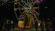 The Chinese Dragon dancing at the carnival.