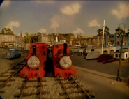 Skarloey and Rheneas at Lakeside